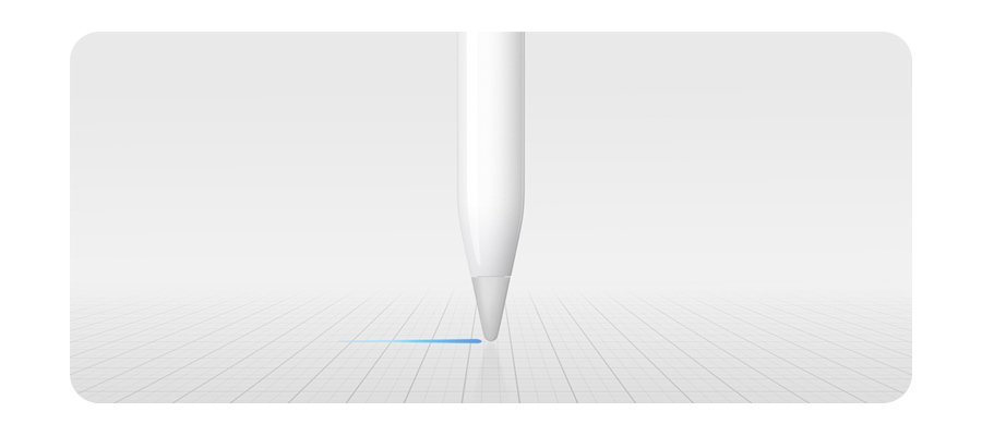 Das Gehäuse von iPad Pro mit Drucksensoren APPLE Pencil Gen MK0C2ZM/A