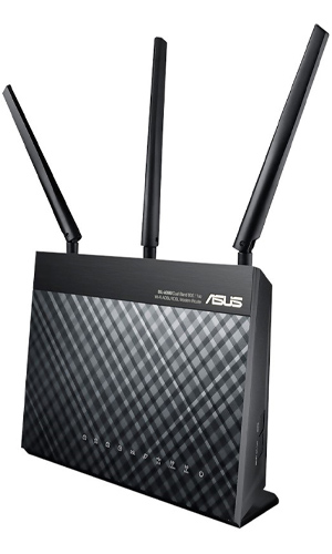 Der Router mit zwei Prozessoren ASUS DSL AC68U Wireless WiFi 5