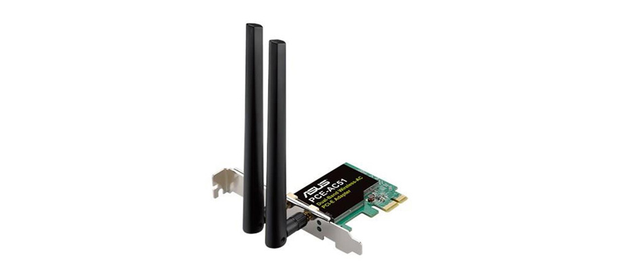 Dualband Verbindung mit der Netzwerkkarte ASUS PCE-AC51
