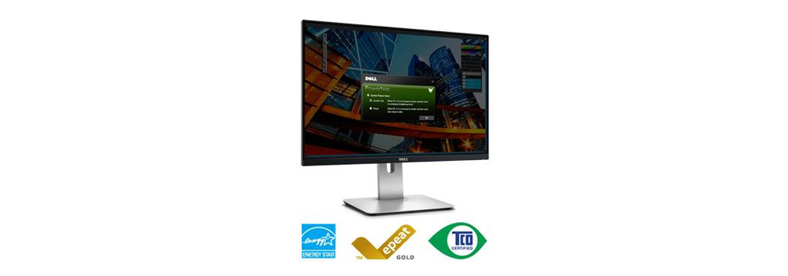 Der Monitor mit Energy Star Epeat Gold Zertifizierungen und TCO Certified Displays DELL UltraSharp U2415 61,2 cm 24,1 Zoll TFT