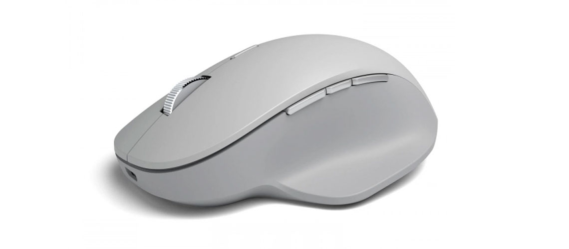 Die kabellose Maus mit Mausrad aus Metall Microsoft Surface Precision Mouse FTW 00006