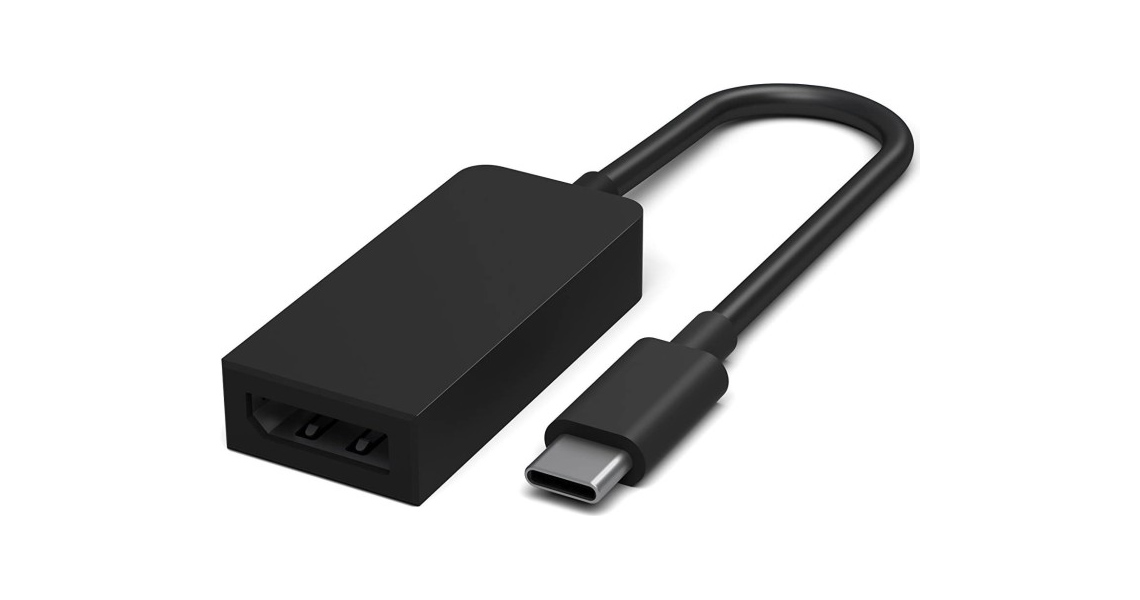 Der Adapter für Tagungen oder Präsentationen MICROSOFT Surface USB C to DisplayPort JVZ 00002