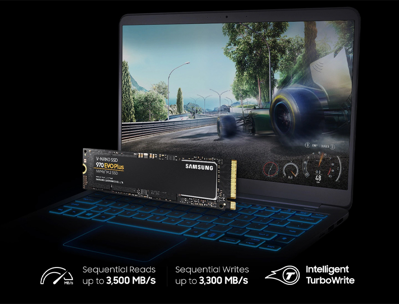 Leistung der Festplatte SAMSUNG SSD EVO Plus 970 1TB M.2 PCIe NVMe