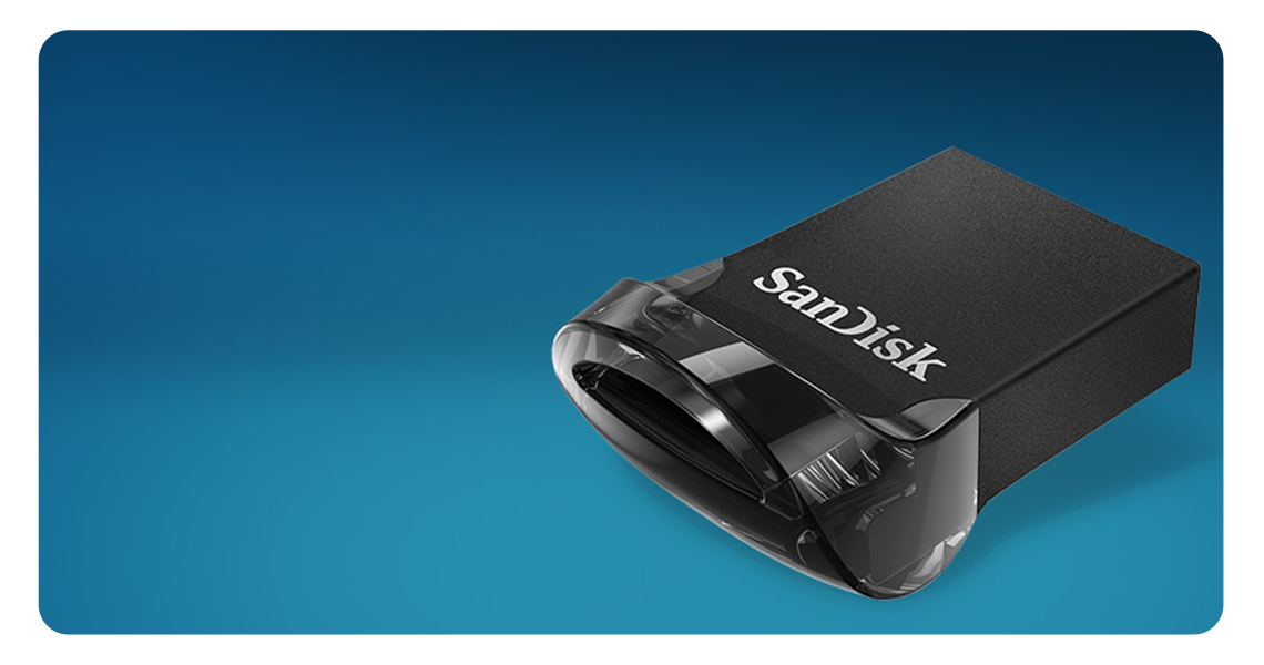 Speichererweiterung mit dem USB Stick SANDISK Ultra Fit 64GB